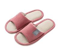 Teceyfeet Pantoufles avec semelle en feutre Chaussons Invités Pantoufles Hommes Femmes Chaussons de Maison Lavables Slippers Hôtel Pantoufles Confortable Slippers Chausson Intérieur