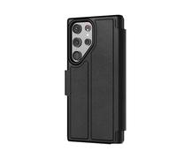 Tech 21 EvoLite Étui Portefeuille pour Galaxy S23 Ultra - 3 emplacements pour Cartes, Noir