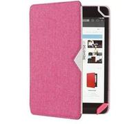 Tech air Universal Eazy Stand - Étui à rabat pour tablette - polyester texturé - rose - 8" Rose G