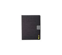 Tech air Universal - Etui à rabat pour tablette - polyester texturé - noir - 7" - 8"