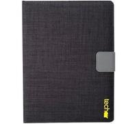 Tech air Universal - Étui à rabat pour tablette - polyester texturé - noir - 7" - 8" Noir G
