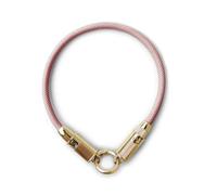 Tech Candy The Run Around Porte-clés USB-C à charge rapide USB-C vers USB-C de 30,5 cm en or rose - Dragonne portable et chargeur porte-clés pour téléphones, tablettes, accessoires