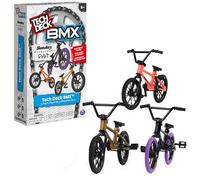 Tech Deck. BMX Finger Bike Lot de 3 jouets de vélo à collectionner et personnalisables Mini BMX