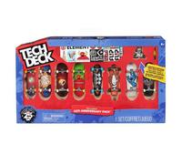 Tech Deck - Coffret 25e Anniversaire - 8 finger skates - Mixte - Blanc - Autocollants inclus