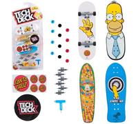 Tech Deck, Coffret De 4 Fingerboards Ultra Dlx, Skateboards Simpsons, Mini-Skateboards Personnalisables À Collectionner, Jouets Pour Enfants À Partir De 6 Ans