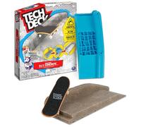 Tech Deck Coffret DIY Béton réutilisable avec fingerboard Enjoi, rail, moules et kit skatepark