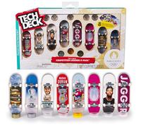 Tech Deck - Finger Skate À Collectionner - 8 Finger Skates - Produit Officiel sous Licence Jeux Olympiques Paris 2024 - Mini Skate Doigt - Coffret Cadeau - Jouet Enfant - Jeu Enfant 6 Ans et +