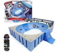 Tech Deck - Finger Skate - Mega Bowl X-Connect - Rampe 100% Modulable À Construire Et Personnaliser + 1 Mini Planche Thank You Exclusive - Mini Skate Doigt - Jouet Enfant - Jeu Enfant 6 Ans Et +