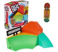 Tech Deck - Finger Skate - Starter Set X-Connect Quarter Bowl Ruckus 100% Modulable À Construire Et Personnaliser + 1 Mini Planche Exclusive - Mini Skate Doigt - Jouet Enfant - Jeu Enfant 6 Ans Et +