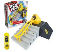 TECH DECK - FINGER SKATE - STARTER SET X-CONNECT SKATE ZONE - Tech Deck Skate Park 100% Modulable À Construire Et Personnaliser + 1 Finger Skate Exclusif - Mini skate - Jouet Enfant 6 Ans et +