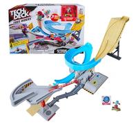 Tech Deck Free Riders Extreme Kit de jeu, skatepark pour planche à doigts, rampes et obstacles, jouets de skate-trucs