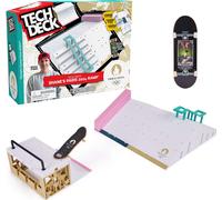 Tech Deck Jeu de poignées Shane's Ramp + image collector colorée Skateboard Paris 2024