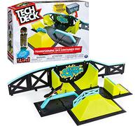 Tech Deck Skatepark modulaire SK8 Container Pro et Planche à roulettes pour Enfants de 6 Ans et Plus (édition Peut Varier)