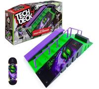Tech Deck - Spin Master - Set De Touches Rampa Nyjah Rail Shredder + Skateboard Coloré À Collectionner