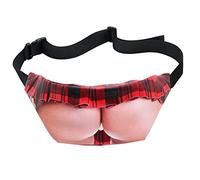 TECH DISCOUNT Ceinture Banane Faux Ventre Femme Voyage Extensible Sport Sac Homme Telephone Deguisement Pas Cher Sacoche Running bidon Biere (Ventre)