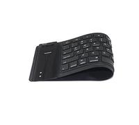 TECH DISCOUNT Clavier Anglais Clavier Pliable en Silicone sans Fil Bluetooth étanche- Compatible PC, Mac, Android + iOS, imperméable, la saleté
