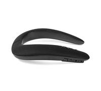 TECH DISCOUNT Enceinte de Cou Haut Parleur Bluetooth Portable Waterproof sans Fil Musique Sport Course créatif Noir Grande capacité Beau Design