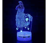 TECH DISCOUNT Illusion Optique 3D Lampe Optique à Poser 7 Mode Couleur Veilleuse Lampe Table à Poser Télécommande Décoration Tactile Lama Fort