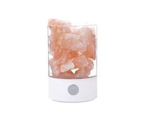TECH DISCOUNT lampe en cristal de sel de l'himalaya de chevet de bureau lecture enfant led moderne sans fil fille enfant garçon veilleuse déco