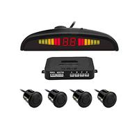TECH DISCOUNT Radar de Recul Avant Arrière Voiture Capteur de Stationnement Aide Système Audio Écran LED Numérique 4 Capteurs Parking Alarme