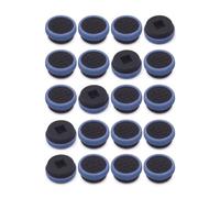 Tech-Fan © Capuchon Trackpoint Dell Noir et Bleu, [Lot de 20], Embout Track Stick, Compatible avec Latitude E7440, E7450, E7470, E7480, E7490