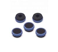 Tech-Fan © Capuchon Trackpoint Dell Noir et Bleu, [Lot de 5], Embout Souris Clavier, Compatible avec Latitude E6400, E6410, E6420, E6430, E6440