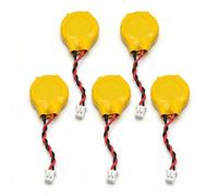 Tech-Fan Lot de 5 Piles CR2032 Lithium 3V, Batterie CMOS RTC BIOS Compatible avec HP EliteBook 725 820 840 G1 850 G1 8460p 8470p 8560p 8570p 9470M 9480M Folio