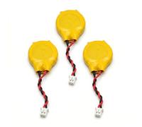 Tech-Fan Pile CR2032 Lithium 3V, Lot de 3, CMOS RTC BIOS, Connecteur 2 Broches, Compatible Lenovo ThinkPad X31-32, X40-41, X60-61, X200-280, X300-301, X370-395, X400 Series
