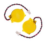 Tech-Fan © Piles CMOS CR2016 3V, [Lot de 2], Câble 2 Fils Tressés Pas 1.0 mm, Batteries RTC BIOS, Compatible avec Acer Nitro 5 (AN515) et Predator Helios 300 (PH315)