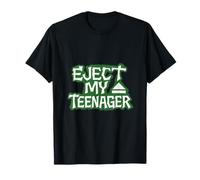 Tech Nostalgia Eject My Teenager Graffiti Matrix Design T-Shirt