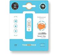 TechOneTech Clé USB Pro Smart Clip USB 2.0 Mémoire 16 Go - Blanche G