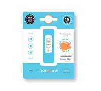 TechOneTech Clé USB Pro Smart Clip USB 2.0 Mémoire 16 Go - Blanche G