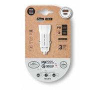 Tech One Tech TEC2813/ 1xUSB-Type C/ 1xUSB/ 38W Chargeur de voiture