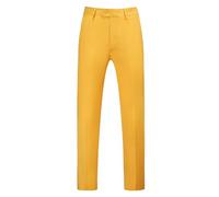 Tech Pantalon pour homme avec poches zippées et léger et moulant, grande taille, couleur unie, pantalon de costume pour homme, doré, 41-44.5