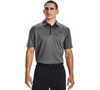 Under Armour Polo Tech 190085448580 Homme manches courtes tissu texturé doux et aéré M Gris/Noir
