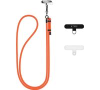 Tech-Protect C1S Rope Crossbody Strap Neon Orange/Black