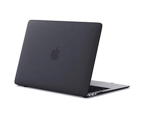 Tech-Protect Coque MacBook Air 13 A1932 A2179 Ultra Fine et Lisse Rigide Snap Case SmartShell pour Apple MacBook Air 13 2018-2020 Noir Mat