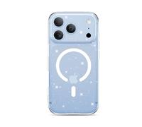 Tech-Protect FlexAir Coque MagSafe pour iPhone 17 Pro Max/18 Pro Max Transparent Pailleté