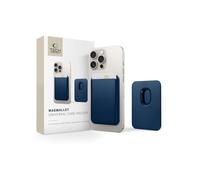 Tech-Protect MagWallet MagSafe - Porte-cartes magnétique Bleu marine pour iPhone (jusqu'à 3 cartes)