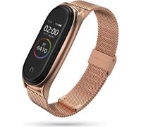 Tech-Protect Milanese Xiaomi Mi Band 5, taille en acier inoxydable en or rose