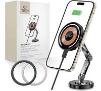 Tech-Protect Mm15W-V8 Magnetic Magsafe Dashboard Car Mount Wireless Charger 15W Black