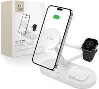 Tech-Protect Qi15W-A41 3In1 Magnetic Magsafe Wireless Charger Blanc
