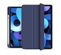 Tech-Protect SC Pen Coque de Protection pour iPad Air 4 2020 avec Fonction Veille et réveil Automatique [Support de Crayon] Coque Anti-Rayures Compatible avec iPad Air 4 2020, Bleu Marine