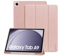 TECH PROTECT SC Pen Étui de protection à rabat, avec support, magnétique, compatible avec Samsung Galaxy Tab A9 8.7 X110/X115, rose