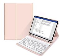 Tech-Protect SC Pen Keyboard Étui magnétique avec clavier avec fonction support, fonction mise en veille/réveil automatique Compatible avec iPad 10.9 2022 Rose
