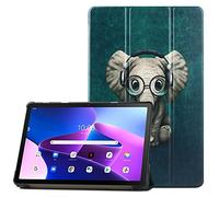 Tech-Protect SmartCase Étui à Rabat avec Fonction Support, étui magnétique | Compatible avec Lenovo Tab M10 Plus 10.3 3rd Gen | éléphant