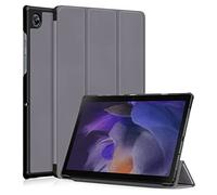Tech-Protect SmartCase Étui à Rabat avec Support magnétique Compatible avec Samsung Galaxy Tab A8 10.5 X200 X205 (Gris)