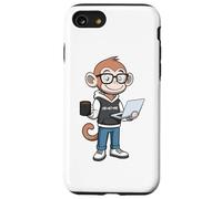 Tech Savvy Monkey Programmer Ordinateur Portable Jobs Coque pour iPhone SE (2020) / 7/8