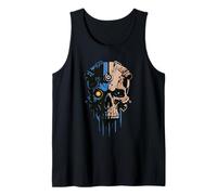 Tech Skull, Technologie mécanique futuriste Skull Bot Future Débardeur