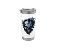 Tech Skull, technologie mécanique futuriste Skull Bot Future Gobelet isotherme en acier inoxydable double paroi